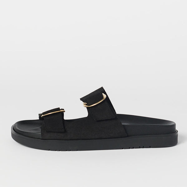 Billie Suede Sandals | Black