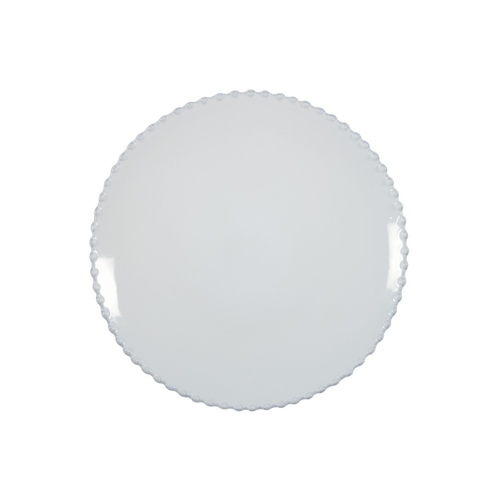 Pearl White Dinner Plate