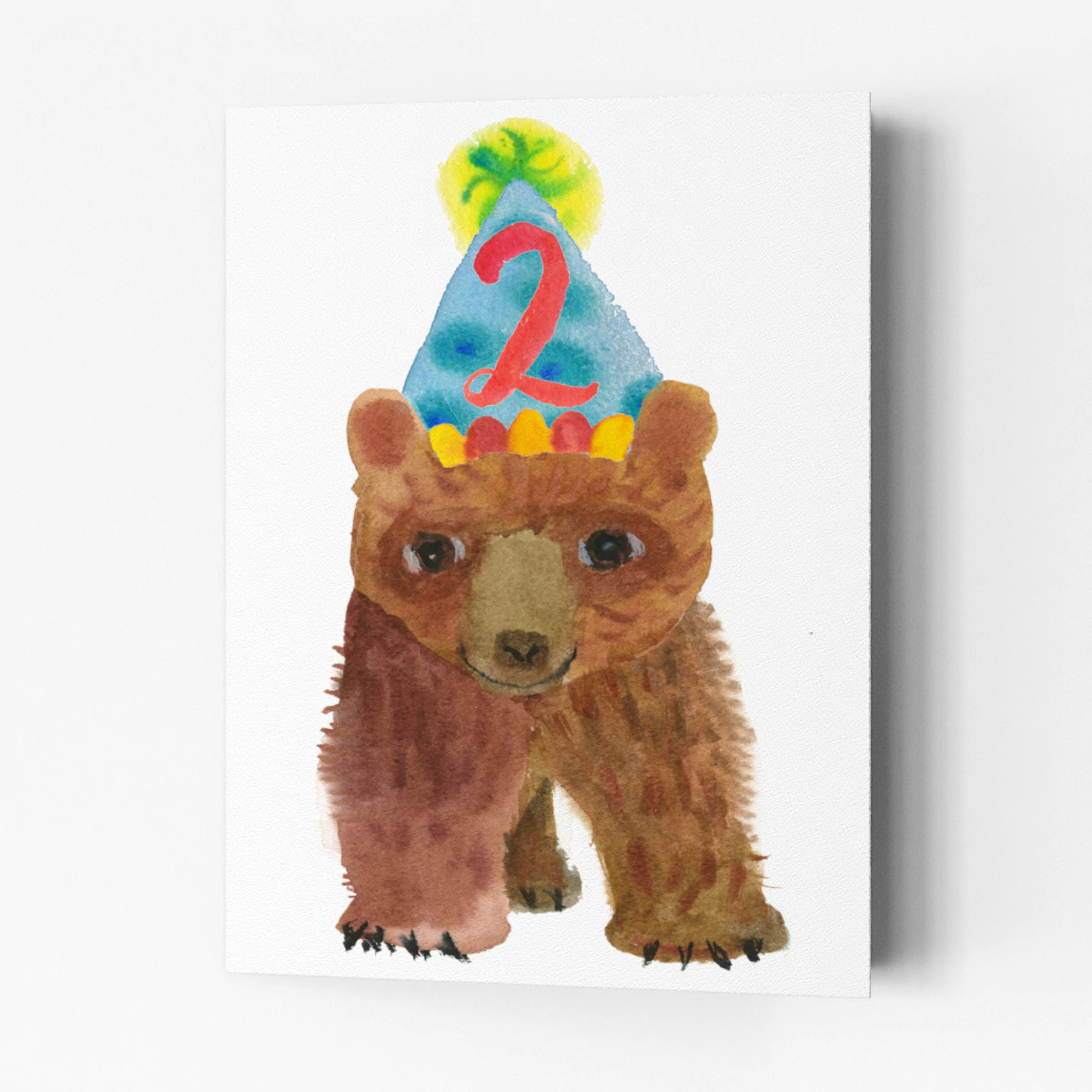 Rosie Webb  Two Year Bear Birthday Card