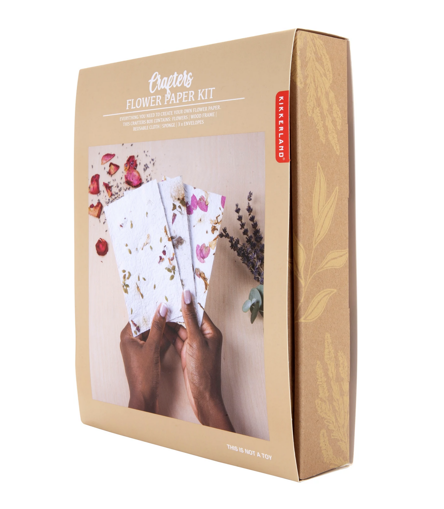 Kikkerland Design Crafters Flower Paper Kit