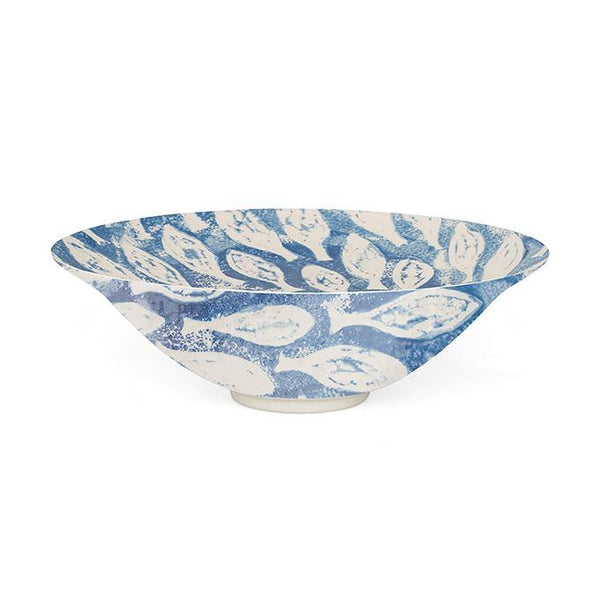 Fish Shoal Salad Bowl - Blue