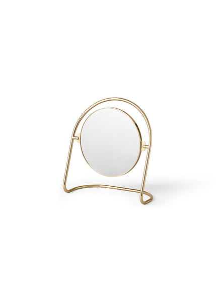 AUDO COPENHAGEN Polished Brass Nimbus Mirror