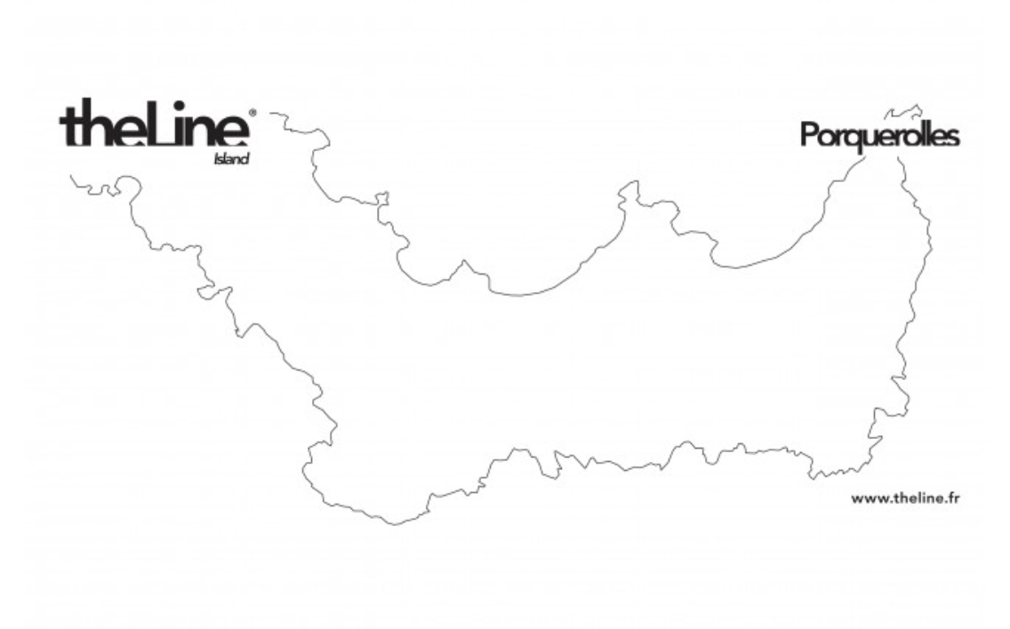 The Line Décoration murale Porquerolles - The Line