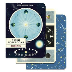 Cavallini & Co Celestial Notebooks: Set Of 3