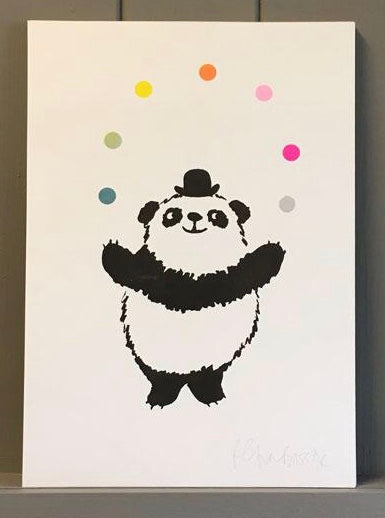 Petra Boase Juggling Panda Print