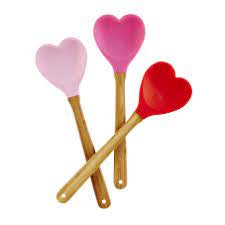 rice Heart Silicone Spoon