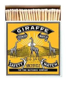 Archivist Giraffe Matches