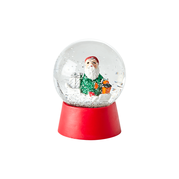 rice Santa Snow Globe