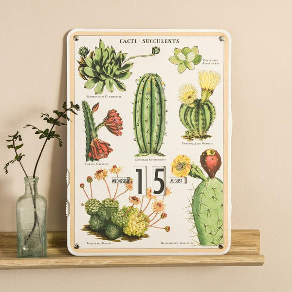 Cavallini & Co Cactus Perpetual Calendar
