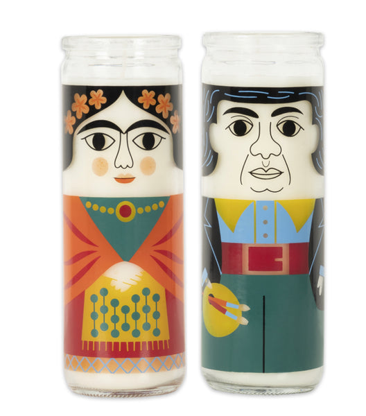 Kitsch Kitchen Frida And Diego Glass Candle