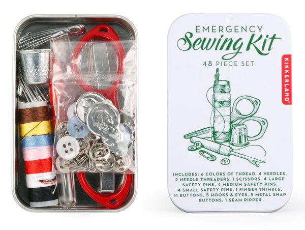 Kikkerland Design Emergency Sewing Kit Tin