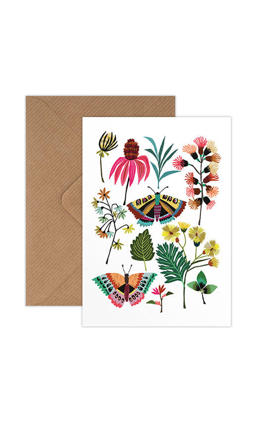 Brie Harrison  Butterflies Greetings Card
