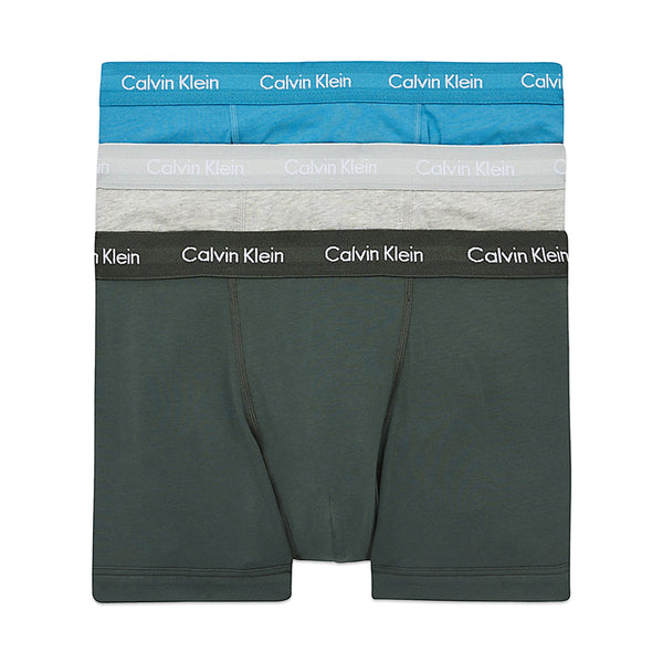 Cotton Stretch Trunks - Khaki Element/grey Heather/tapestry Teal