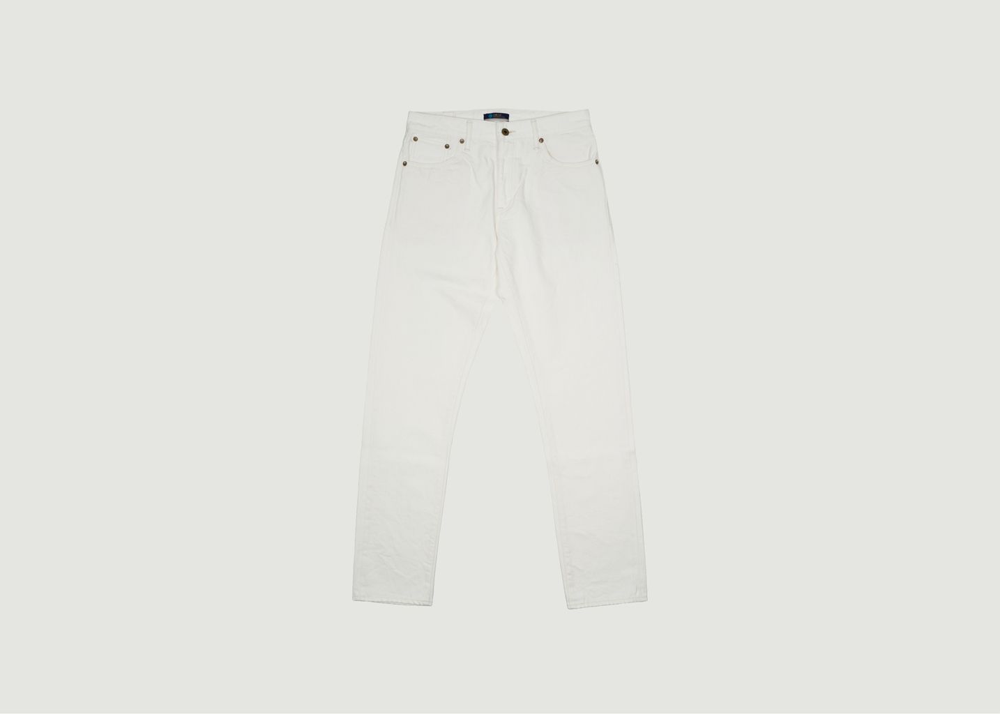 Japan Blue Jeans Circle 14oz White Selvedge Straight Jeans