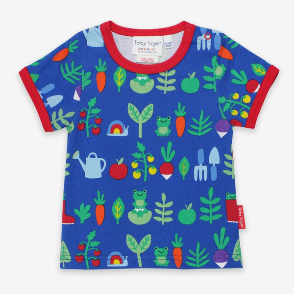 Organic Vegetable Garden Print T-shirt