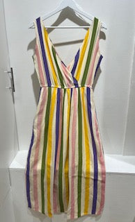Compania Fantastica Compania Fantastica Multicolour Striped Midi Dress