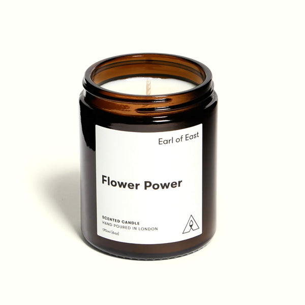 Flower Power Soy Wax Candle By Earl Of East