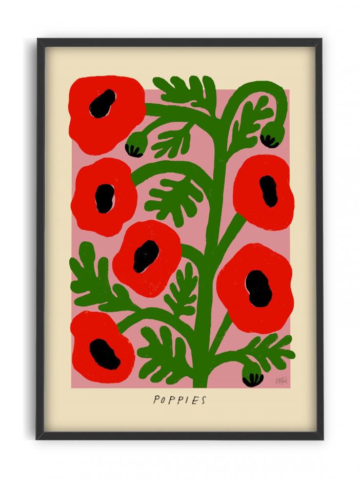 Madelen Möllard Red Poppies Art Print