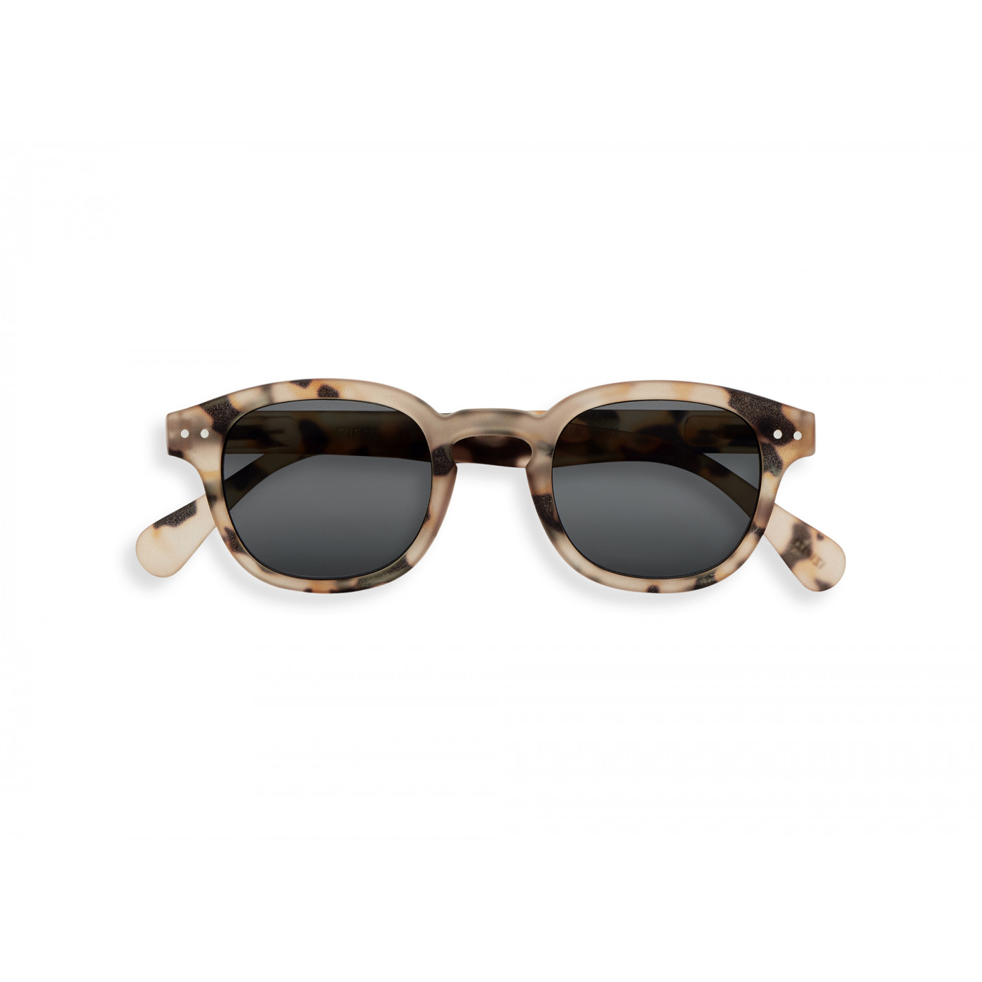 Light Tortoise Retro Square Sunglasses