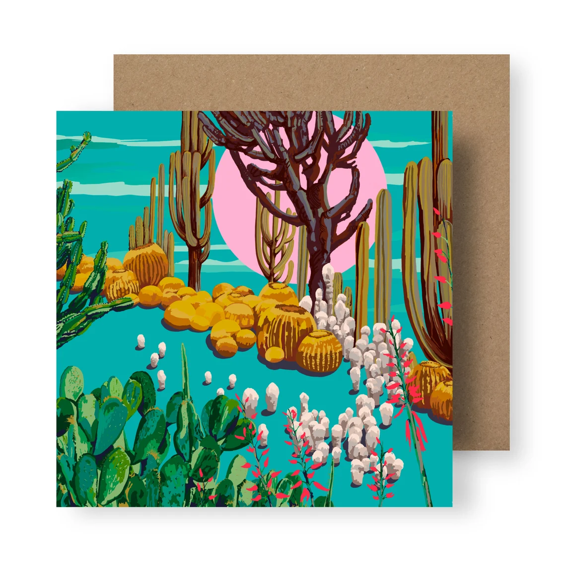 Rosie Reiter Cactus Garden Series 1 Greetings Card