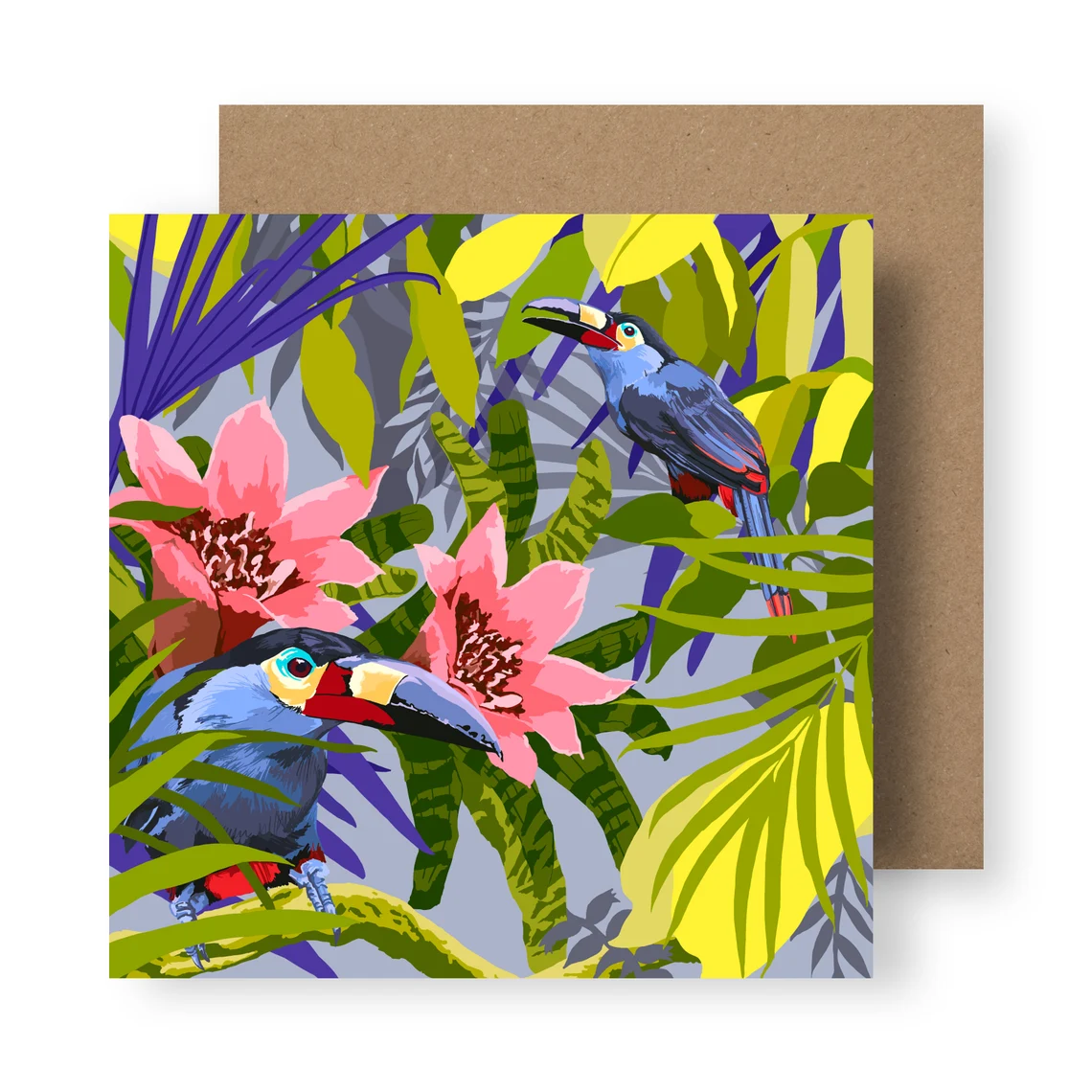 rosie-reiter-toucans-in-the-jungle-series-2-greetings-card