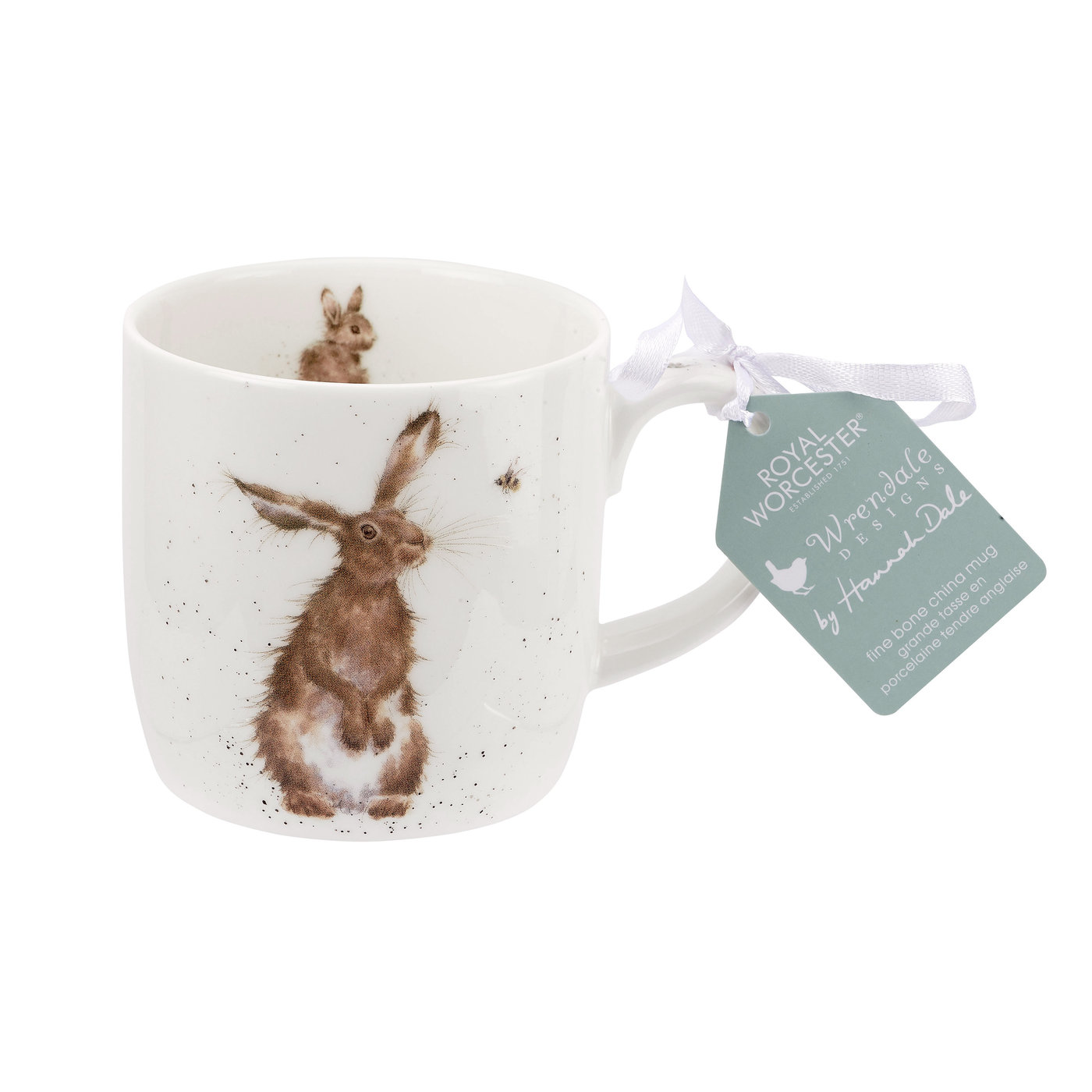 Wrendale Royal Worcester Hare & The Bee Mug
