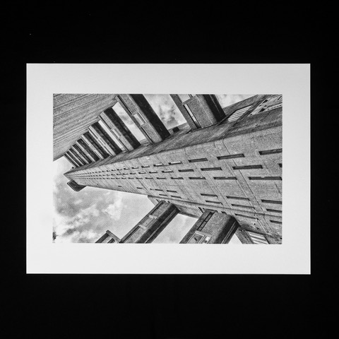 Spaceplay Trellick Tower - Staircore Look Up Print
