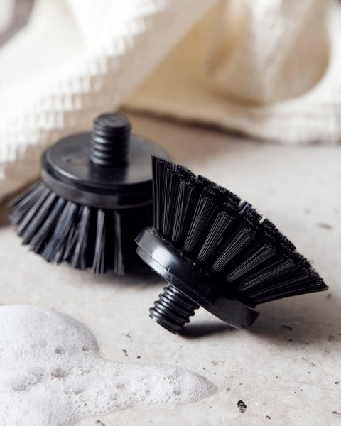 Black Replacement Dish Brush Heads - Set Of 2