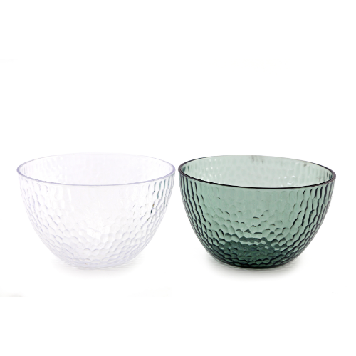 &Quirky Bubble Effect Acrylic Bowl : Green or Clear