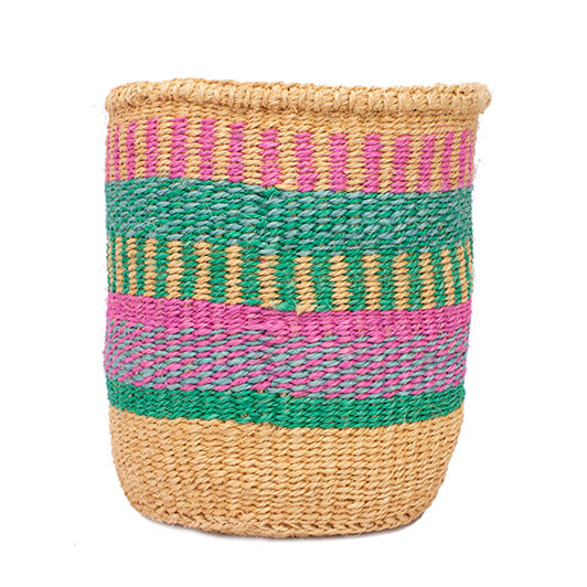 Sisal Basket 'Magenta Gates' No.284