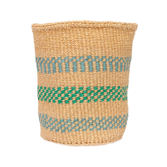 Sisal Basket 'Sky Grass & River' No.281