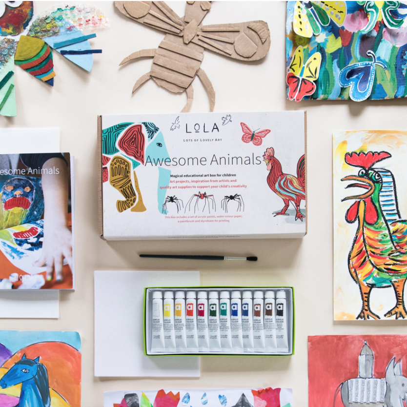 LoLA - Lots of Lovely Art Awesome Animals Art Box