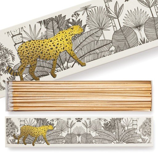 Archivist Cheetah In White Jungle- Extra Long Matches