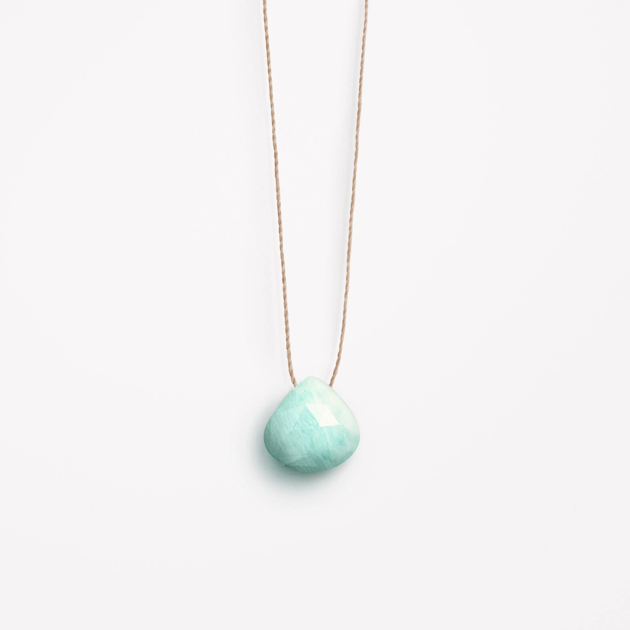 Amazonite Fine Cord Necklace