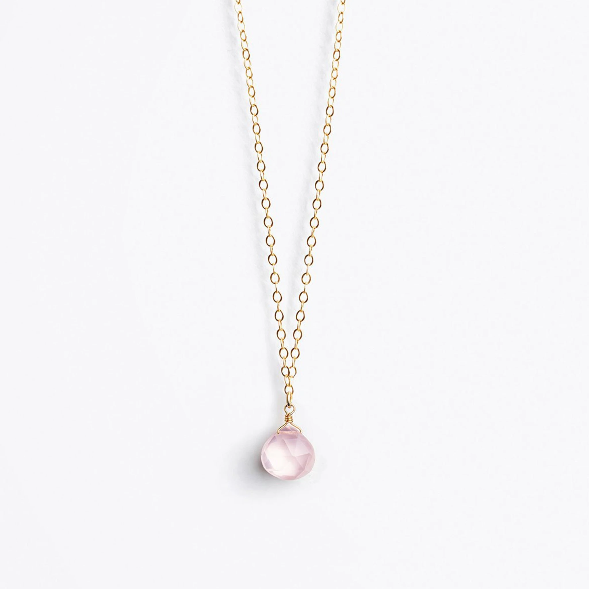 Rose Quartz Pendant Necklace