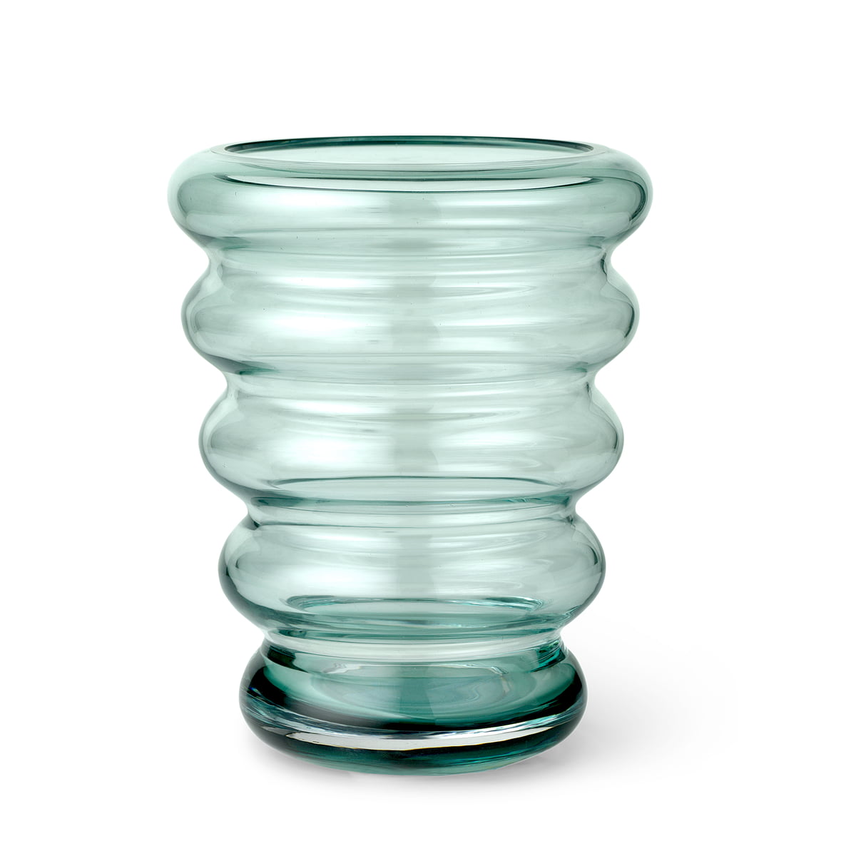 Rosendahl 20cm Mint Green Infinity Glass Vase 