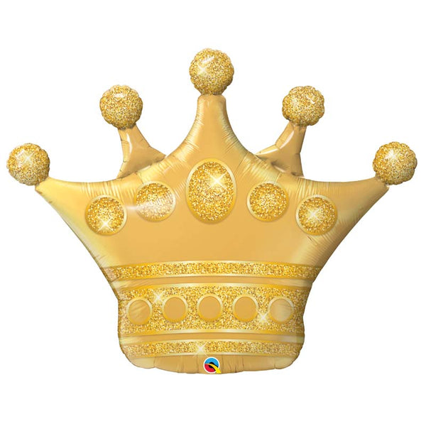 Qualatex Foil Balloon 41″ Golden Crown
