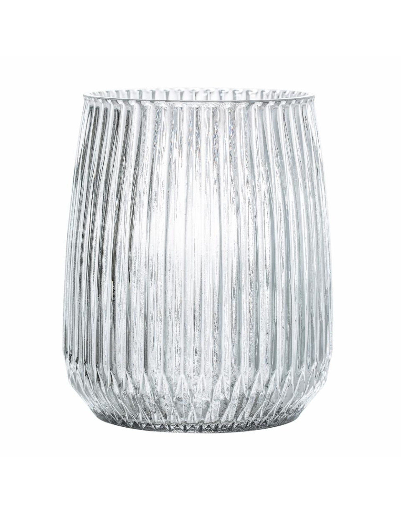 Bloomingville Rib Glass Vase