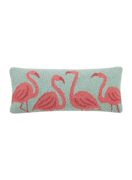 Peking Handicraft Flamingo Beach Hook Pillow From