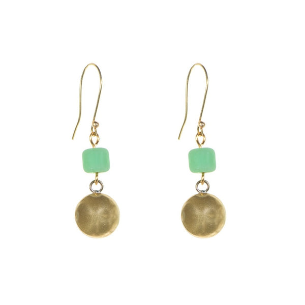 Just Trade  River Earrings - Green