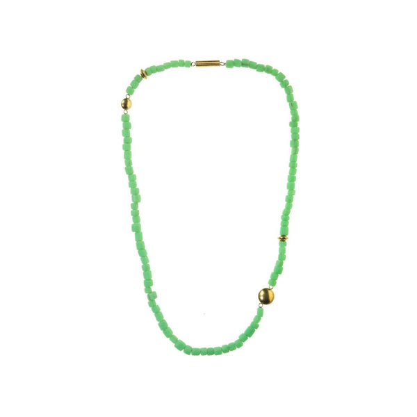 Just Trade  River Necklace - Green