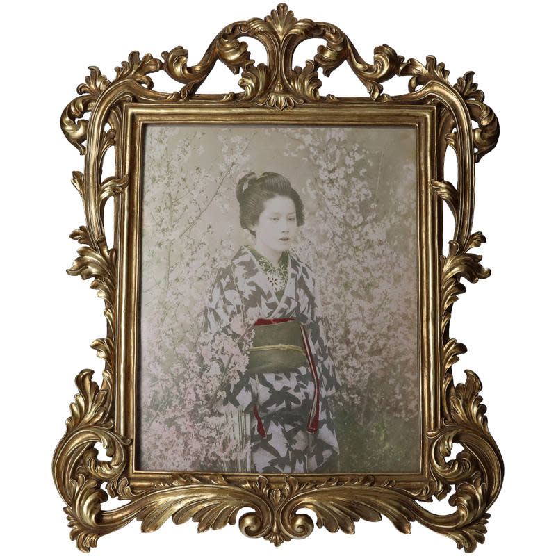 Photo frame Japanese woman 20x25cm 9389