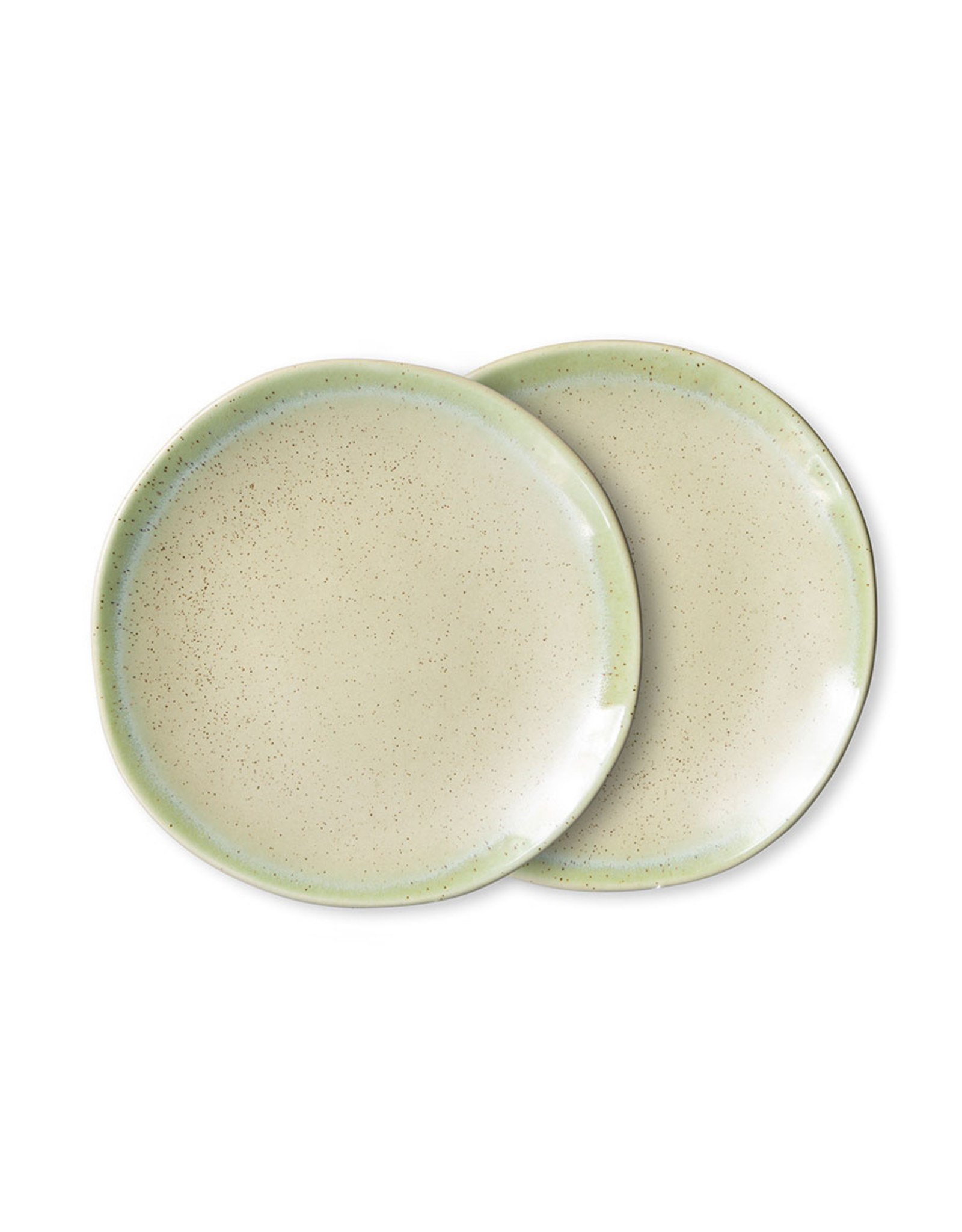 HKliving Set of 2 Pistachio Side Plates