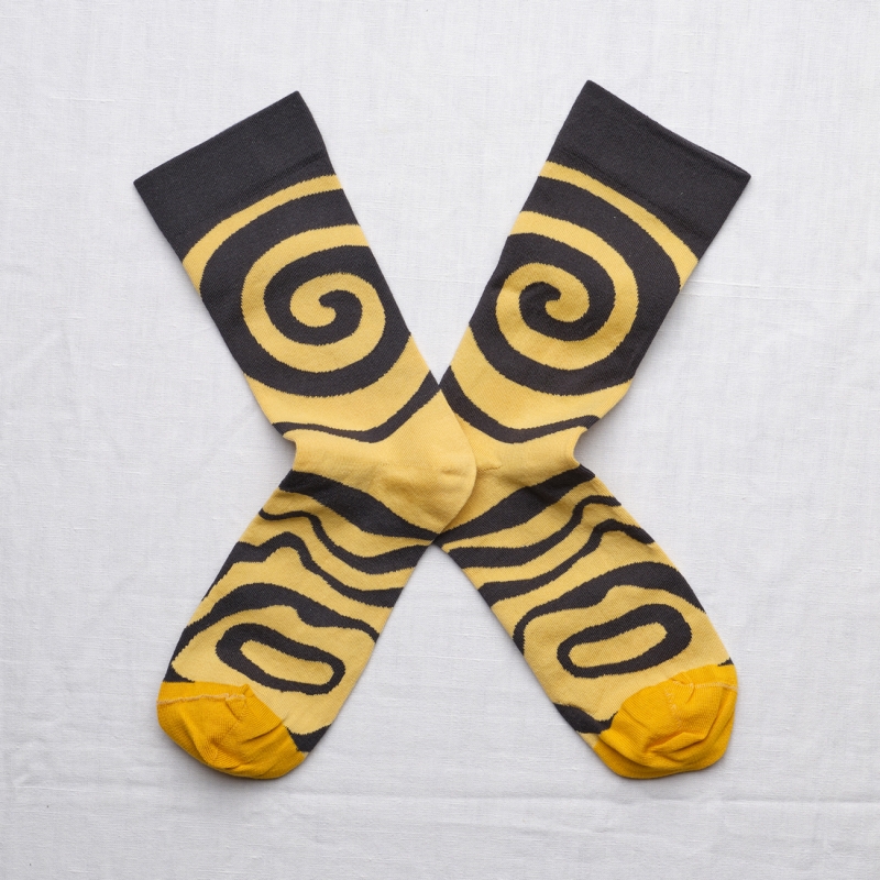 Night Spiral Socks