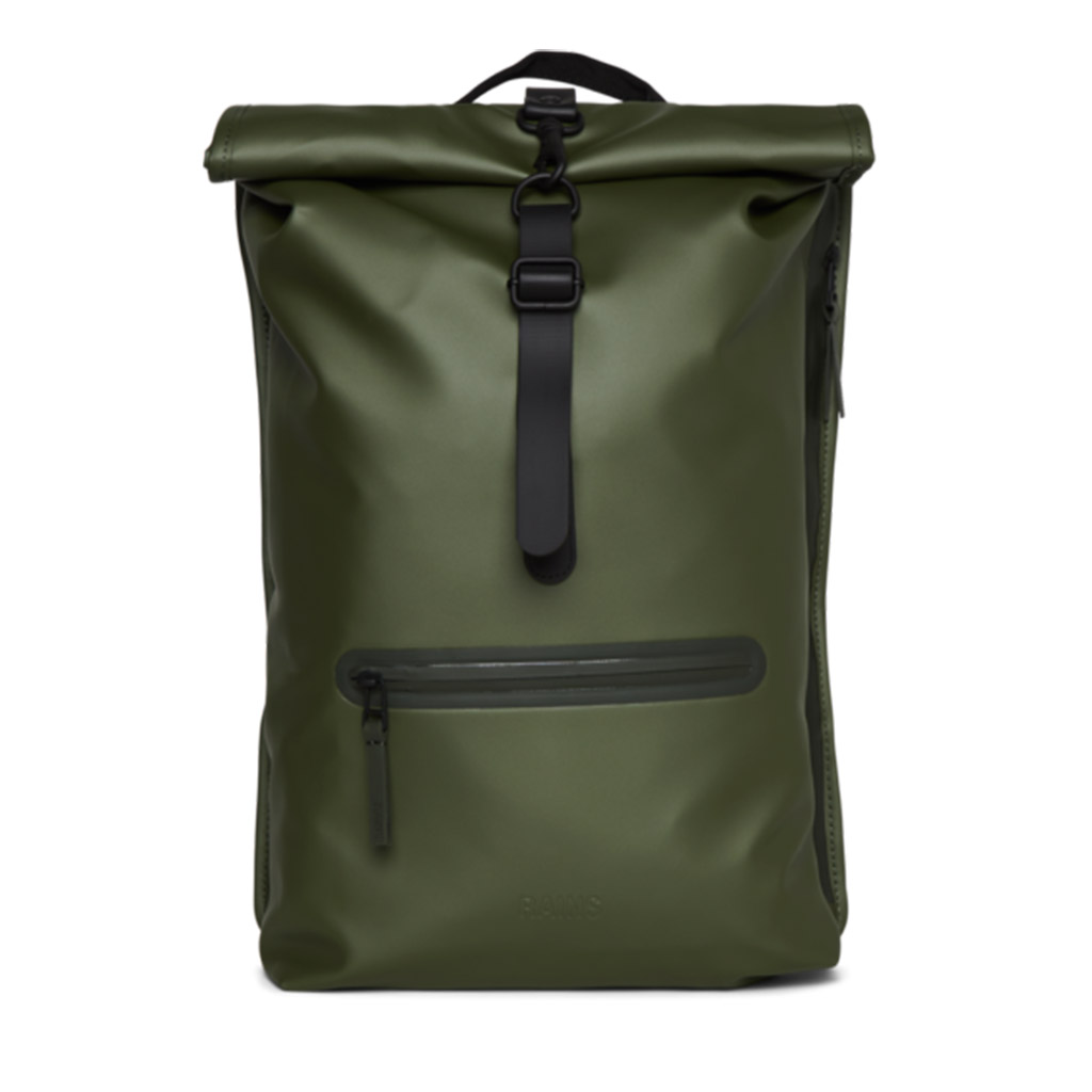 Mochila Rains rolltop rucksack evergreen