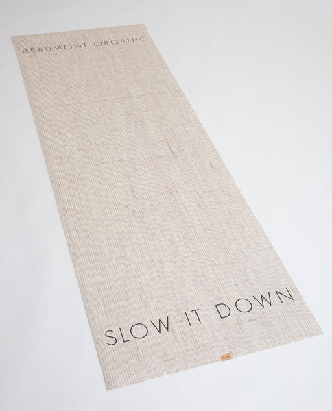 Beaumont Organic Ss22 'slow It Down' Yoga Mat