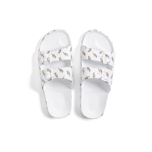 Freedom Moses Slippers Bolt White