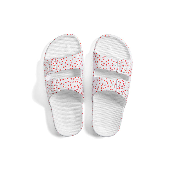 Freedom Moses Slippers Love 2.0 White