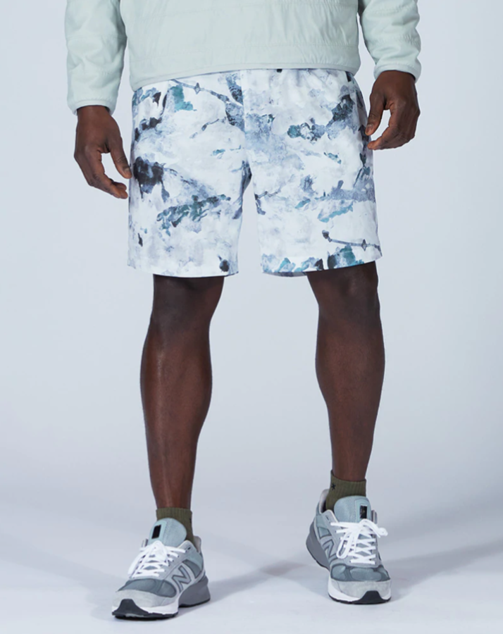 Snow Peak | Printed Quick Dry Shorts | Grey