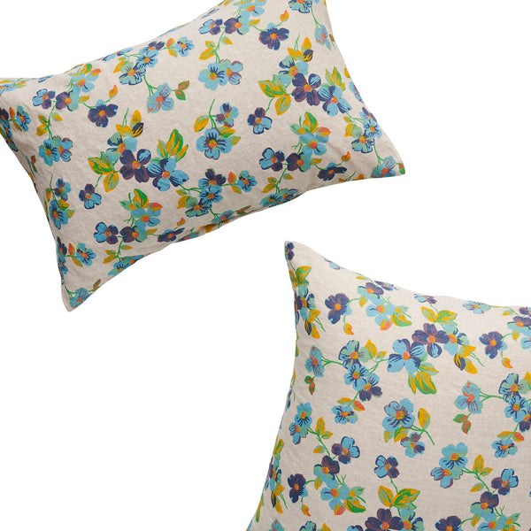 Society of Wanderers Pair Of Pillowcases - Annie Floral